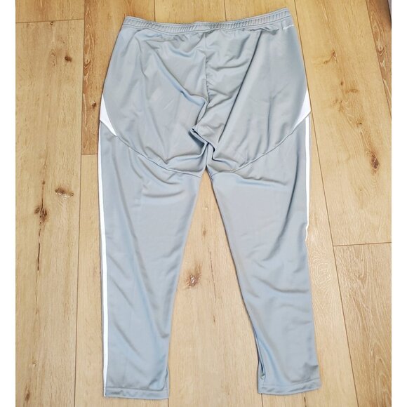 NEW Adidas Tiro Track Pants Mens 3XLT AeroReady Soccer Train Gray White IV7274 - Picture 2 of 12